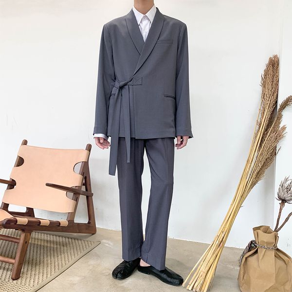 мужской streetwear fashion show blazer пальто верхняя одежда для брюк мужчины 2pcs костюмы комплекты япония стиль casual кружева кимоно кост, White;black
мужской streetwear fashion show blazer пальто верхняя одежда для брюк мужчины 2pcs костюмы комплекты япония стиль casual кружева кимоно кост, White;black