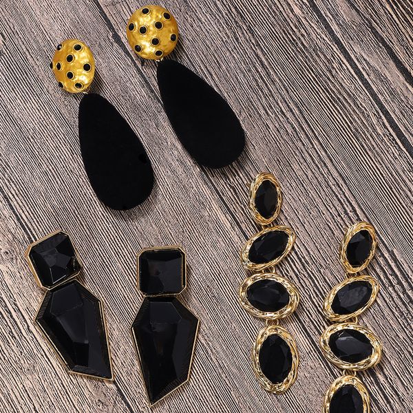 miwens new 2019 all black color metal crystal acrylic drop earrings lady girls handmade party statement jewelry accessories a568, Silver
miwens new 2019 all black color metal crystal acrylic drop earrings lady girls handmade party statement jewelry accessories a568, Silver