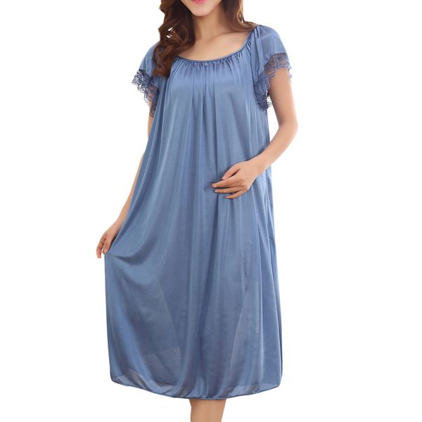 women summer home night gown for women silk satin nightdress lace sleepwear nightwear thermal underwear womenÂ, Black;red
women summer home night gown for women silk satin nightdress lace sleepwear nightwear thermal underwear womenÂ, Black;red