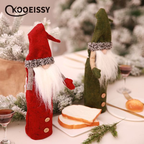 2pcs/lot christmas snowman wine bottle cover set santa claus bottle sweater with hats xmas home party ornament table decoration
2pcs/lot christmas snowman wine bottle cover set santa claus bottle sweater with hats xmas home party ornament table decoration
