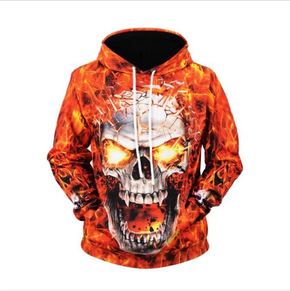 designer mens 3d print hoodies halloween fire skulls pattern hooded pullover street style homme casual, Black
designer mens 3d print hoodies halloween fire skulls pattern hooded pullover street style homme casual, Black