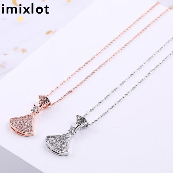 imixlot rose gold skirt pendant necklace fashion wild pendant geometric necklace elegant clavicle chain, Silver
imixlot rose gold skirt pendant necklace fashion wild pendant geometric necklace elegant clavicle chain, Silver