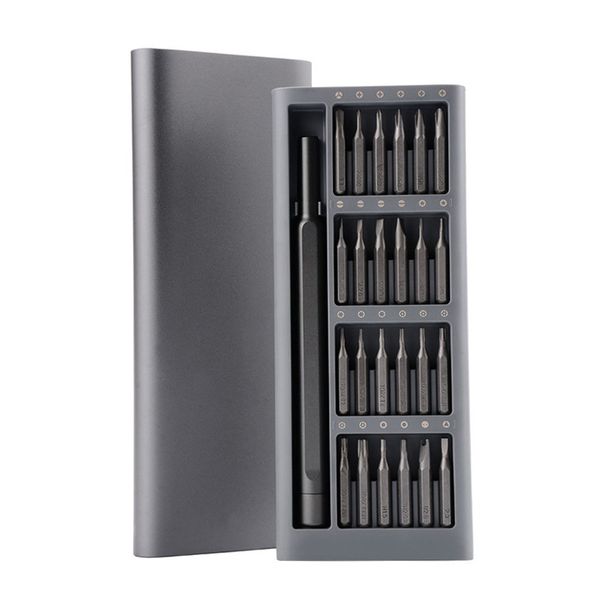 24pcs/set multi-tool magnetic screwdriver set repair kit with alloy case tools --m25
24pcs/set multi-tool magnetic screwdriver set repair kit with alloy case tools --m25