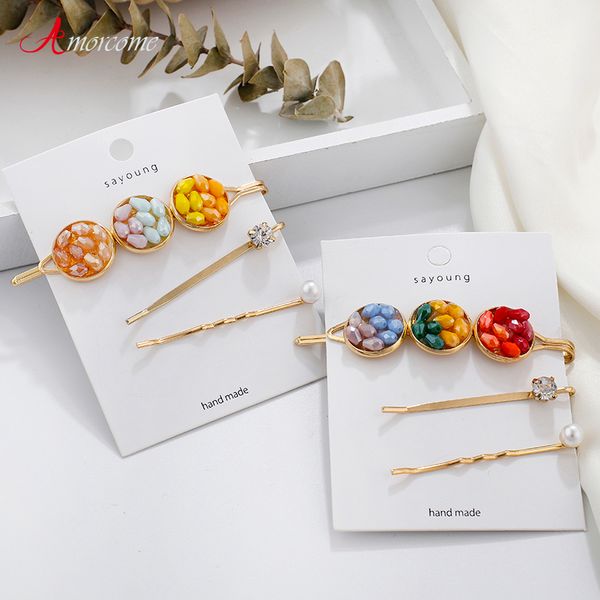 amorcome 3pcs/set crystal hair clips for women hair accessories 2019 trendy korea style girls pins hairwear jewelry, Golden;silver
amorcome 3pcs/set crystal hair clips for women hair accessories 2019 trendy korea style girls pins hairwear jewelry, Golden;silver