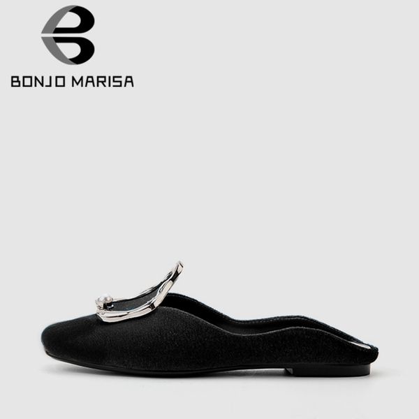 bonjomarisa 2019 summer new brand elegant velvet slippers women fashion metal decorate mules low heels casual cute date footwear, Black
bonjomarisa 2019 summer new brand elegant velvet slippers women fashion metal decorate mules low heels casual cute date footwear, Black
