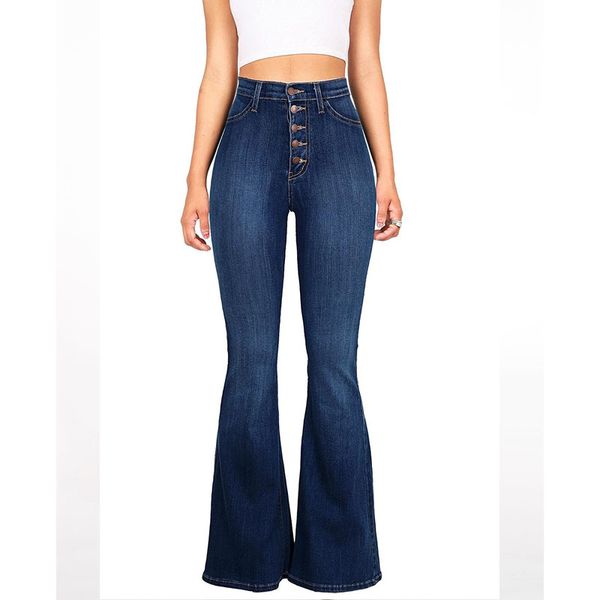 women flared jeans high waist elegant retro bell bottom skinny push up hip denim pants female casual workwear wide leg jeans new, Blue
women flared jeans high waist elegant retro bell bottom skinny push up hip denim pants female casual workwear wide leg jeans new, Blue