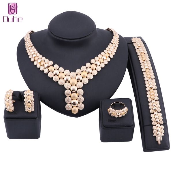 women african jewelry sets gold color bridal wedding elegant romantic wedding necklace earring bangle ring jewelry sets, Silver
women african jewelry sets gold color bridal wedding elegant romantic wedding necklace earring bangle ring jewelry sets, Silver