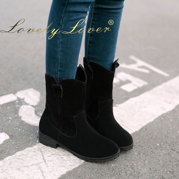 lovely lover 2018 autum warm boots shoes woman faux suede surface for winter, Black
lovely lover 2018 autum warm boots shoes woman faux suede surface for winter, Black