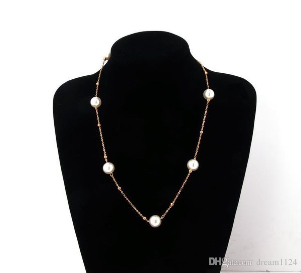 fashion simple charm pearl beads necklace gold silver plated long chain necklace earring jewelry set for women wedding party jewelry gift
fashion simple charm pearl beads necklace gold silver plated long chain necklace earring jewelry set for women wedding party jewelry gift