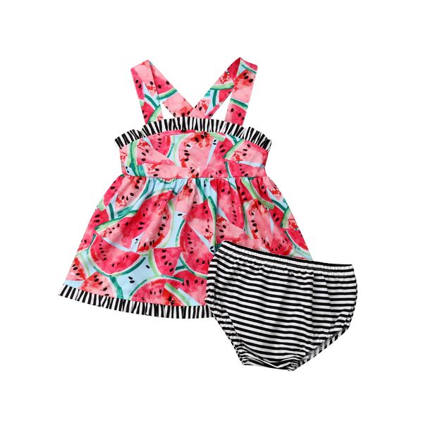 0-24m cute newborn baby girl watermelon clothes sleeveless backless mini dress striped shorts bloomers 2pcs summer set, White
0-24m cute newborn baby girl watermelon clothes sleeveless backless mini dress striped shorts bloomers 2pcs summer set, White