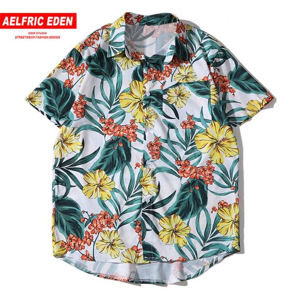 aelfric eden tropical flower print harajuku men shirts beach hawaii casual white short sleeve streetwear cotton oversized, White;black
aelfric eden tropical flower print harajuku men shirts beach hawaii casual white short sleeve streetwear cotton oversized, White;black