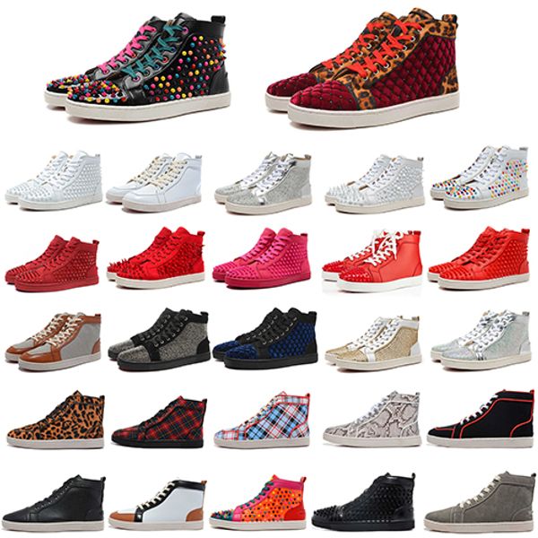 casual shoes red bottom 2020 new outdoor sports shoes cowhide color nail lace wholesale athletic shoes 35-46 with box, Black
casual shoes red bottom 2020 new outdoor sports shoes cowhide color nail lace wholesale athletic shoes 35-46 with box, Black