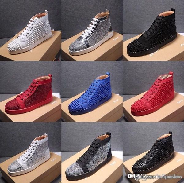 2019 brand christian louboutin red bottoms shoes cl men women woman mens black blue white leather sneakers
2019 brand christian louboutin red bottoms shoes cl men women woman mens black blue white leather sneakers