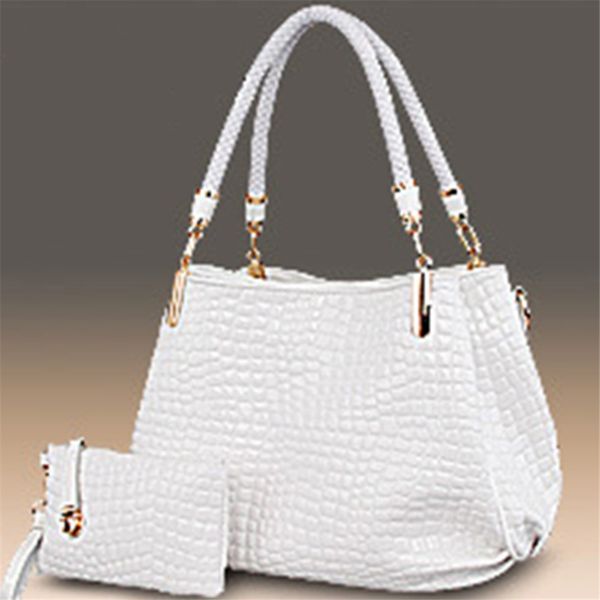 women's bag crocodile pattern shoulder bag large capacity shoulder messenger 2pcs set
women's bag crocodile pattern shoulder bag large capacity shoulder messenger 2pcs set