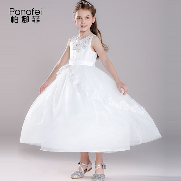 european and american-style childrens white dress princess dress girls dress tutu host catwalk performance clothing, Blue
european and american-style childrens white dress princess dress girls dress tutu host catwalk performance clothing, Blue