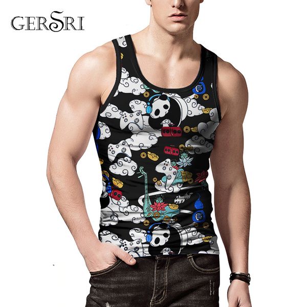 2019 fitness men tank cartoon printing mens bodybuilding stringers tank summer clothing sleeveless shirt, White;black
2019 fitness men tank cartoon printing mens bodybuilding stringers tank summer clothing sleeveless shirt, White;black