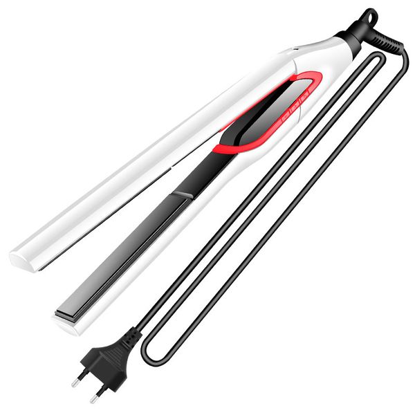 480f professional flat iron 1/4 hair straightener fast electric straightening iron ceramic styling tool 110-240v digital display, Black
480f professional flat iron 1/4 hair straightener fast electric straightening iron ceramic styling tool 110-240v digital display, Black
