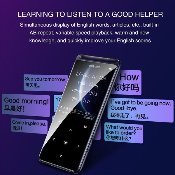 m6 portable backlight voice recorder lossless hifi ultra thin rechargeable metal mini mp4 player sport bluetooth touch button
m6 portable backlight voice recorder lossless hifi ultra thin rechargeable metal mini mp4 player sport bluetooth touch button