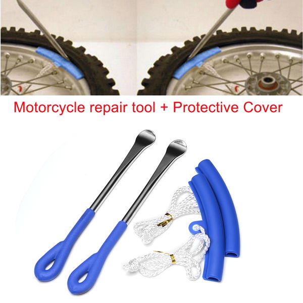 4pcs/set 2x plastic wheel rim protectors for car & motorcycle edge protectors +2x tyre tire repairing tools changing removing
4pcs/set 2x plastic wheel rim protectors for car & motorcycle edge protectors +2x tyre tire repairing tools changing removing