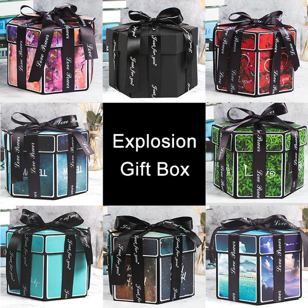 surprise party's love explosion box gift explosion for anniversary scrapbook diy p album birthday gift