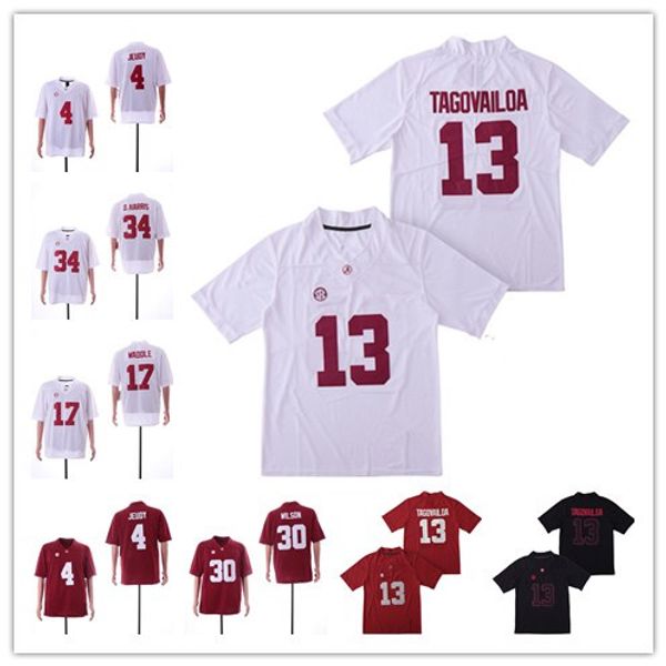 Ncaa alabama crim on tide 13 tua tagovailoa 4 jerry jeudy 34 d harri 30 mack wil on 17 jaylen waddle football jer ey, Black;red
Ncaa alabama crim on tide 13 tua tagovailoa 4 jerry jeudy 34 d harri 30 mack wil on 17 jaylen waddle football jer ey, Black;red