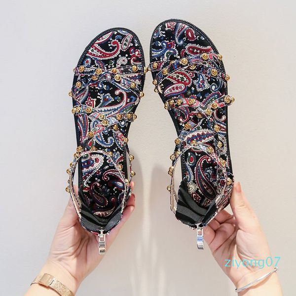 sandals women 2020 summer new women's shoes korean wild beach shoes flat women's z07, Black
sandals women 2020 summer new women's shoes korean wild beach shoes flat women's z07, Black