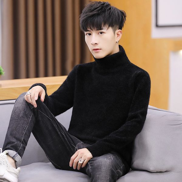 thickened mens sweater khaki black coffee dark green thickened long sleeve winter casual pullovers turtleneck sweater men, White;black
thickened mens sweater khaki black coffee dark green thickened long sleeve winter casual pullovers turtleneck sweater men, White;black