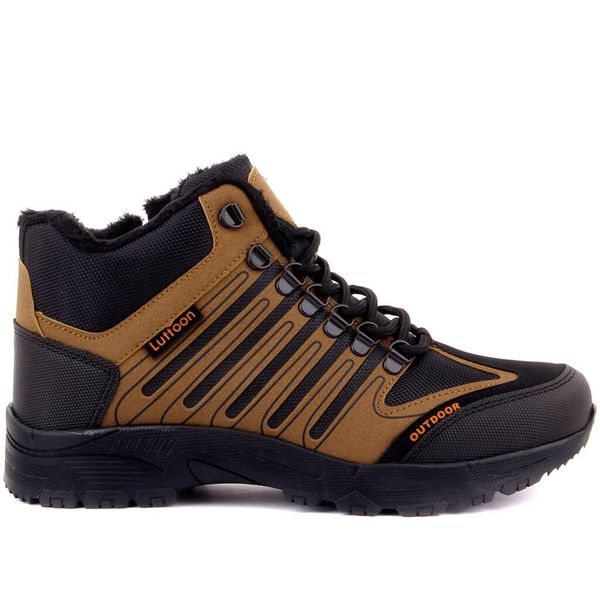 luttoon-tan zipper male outdoor boat, Black