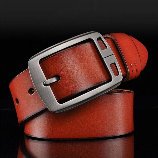 pin buckle fashion pin genuine leather belt men's and women's pure casual leather belt, Black;brown
pin buckle fashion pin genuine leather belt men's and women's pure casual leather belt, Black;brown