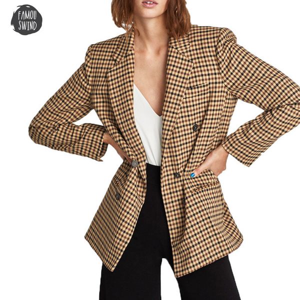 2019 spring jacket regular women casual plaid coat khaki womens clothing long sleeve coat women drop shipping, Black;brown
2019 spring jacket regular women casual plaid coat khaki womens clothing long sleeve coat women drop shipping, Black;brown