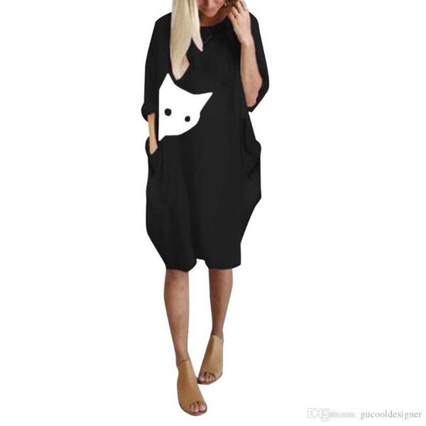 autumn dress fashion designer crew neck ladies dresses casual panelled loose female clothing women animal printed, Black;gray
autumn dress fashion designer crew neck ladies dresses casual panelled loose female clothing women animal printed, Black;gray