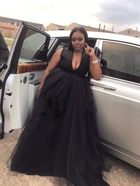 plus size long prom dresses 2019 deep v-neck beaded african black tulle women floor length evening gown dress
plus size long prom dresses 2019 deep v-neck beaded african black tulle women floor length evening gown dress