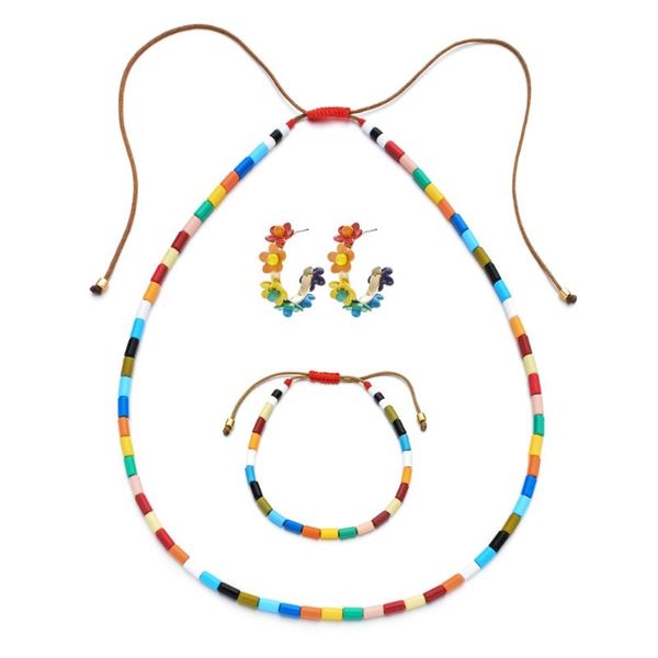boho handmade wedding bridal formal party prom summer jewelry necklace earring bracelet set rainbow fashion diy women gift, Silver
boho handmade wedding bridal formal party prom summer jewelry necklace earring bracelet set rainbow fashion diy women gift, Silver