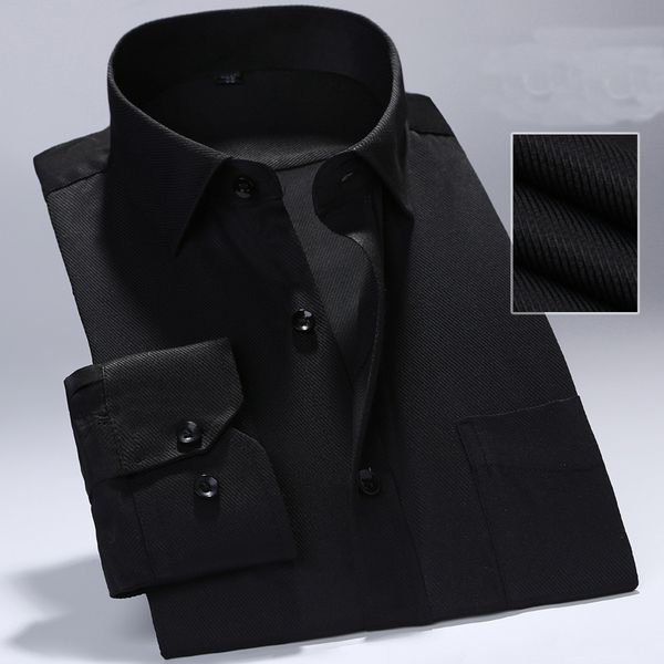 brand business dress shirts men fashion classic twill men shirt 100% cotton long sleeve casual male clothes slim camisas hombre, White;black
brand business dress shirts men fashion classic twill men shirt 100% cotton long sleeve casual male clothes slim camisas hombre, White;black