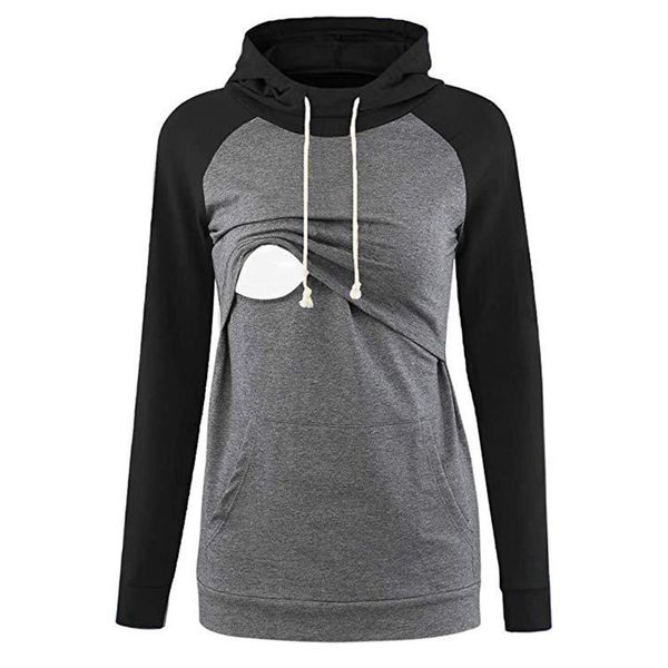 hooded maternity for pregnant women clothes nursing shirts breastfeeding pregnancy feeding mother lactation wear, White
hooded maternity for pregnant women clothes nursing shirts breastfeeding pregnancy feeding mother lactation wear, White