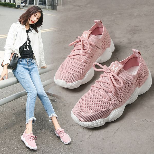 2019 spring new style women's shoes thick bottomed athletic shoes women's korean-style ulzzang air cushion harajuku versat, Black
2019 spring new style women's shoes thick bottomed athletic shoes women's korean-style ulzzang air cushion harajuku versat, Black