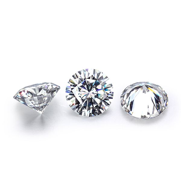 round brilliant cut 11.5 mm ef color lab created moissanites, Black 
round brilliant cut 11.5 mm ef color lab created moissanites, Black