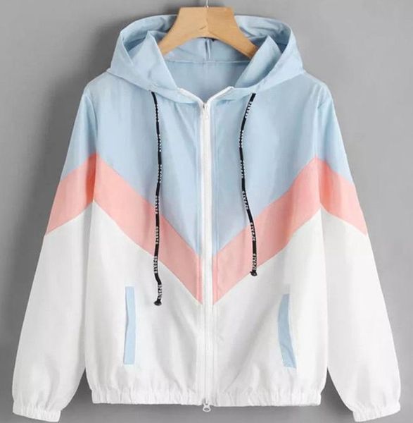 womens designer hooded jackets patchwork jackets three color long sleeve spring autumn womens coats, Black;brown
womens designer hooded jackets patchwork jackets three color long sleeve spring autumn womens coats, Black;brown