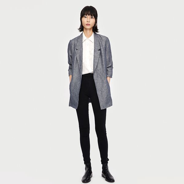 toyouth vintage stylish striped blazers coat women 2019 fashion notched collar three sleeve office ladies outerwear casaco femme, White;black
toyouth vintage stylish striped blazers coat women 2019 fashion notched collar three sleeve office ladies outerwear casaco femme, White;black