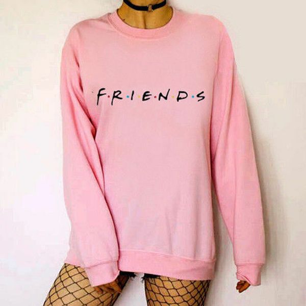 2019 brand new womens 5 colors letters friends print long sleeve hoodie sweatshirt ladies slouch pullover jumper sell, Black
2019 brand new womens 5 colors letters friends print long sleeve hoodie sweatshirt ladies slouch pullover jumper sell, Black