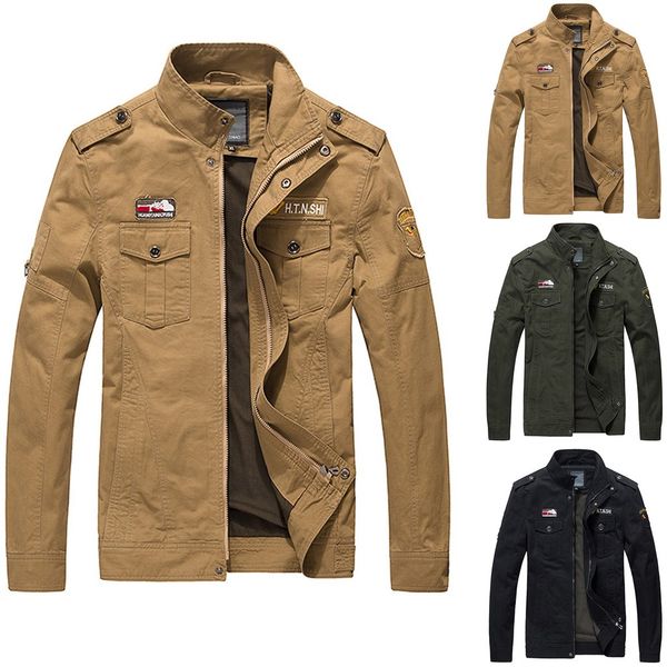 men's winter thicken long sleeve flying jacket embroidery zipper coats slim fit coats male jacket mens overcoat, Black;brown
men's winter thicken long sleeve flying jacket embroidery zipper coats slim fit coats male jacket mens overcoat, Black;brown