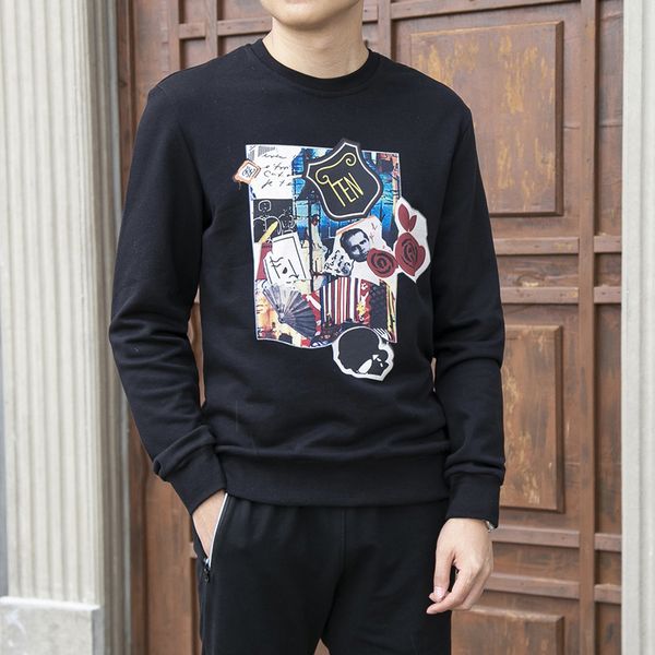 2019 new mens brand designer casual luxury hooded letter men's warm sweatshirt casual print pullover fashion size m-3xl, Black
2019 new mens brand designer casual luxury hooded letter men's warm sweatshirt casual print pullover fashion size m-3xl, Black