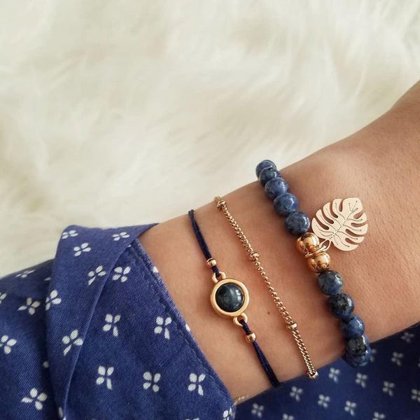 european and american summer fashion simple exaggerated creative temperament women's versatile rice bead bracelet accessories, Black
european and american summer fashion simple exaggerated creative temperament women's versatile rice bead bracelet accessories, Black