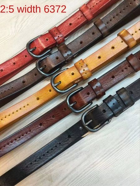 layer yellow cowhide casual belt all-match vegetable tanning leather cattle belt 6372#2.5 wide, Black;brown
layer yellow cowhide casual belt all-match vegetable tanning leather cattle belt 6372#2.5 wide, Black;brown