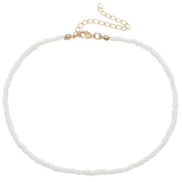 2020 new arrival fashion 1pc individual character joker beaded single - layer necklace simple color rice bead necklace (white, Golden;silver
2020 new arrival fashion 1pc individual character joker beaded single - layer necklace simple color rice bead necklace (white, Golden;silver