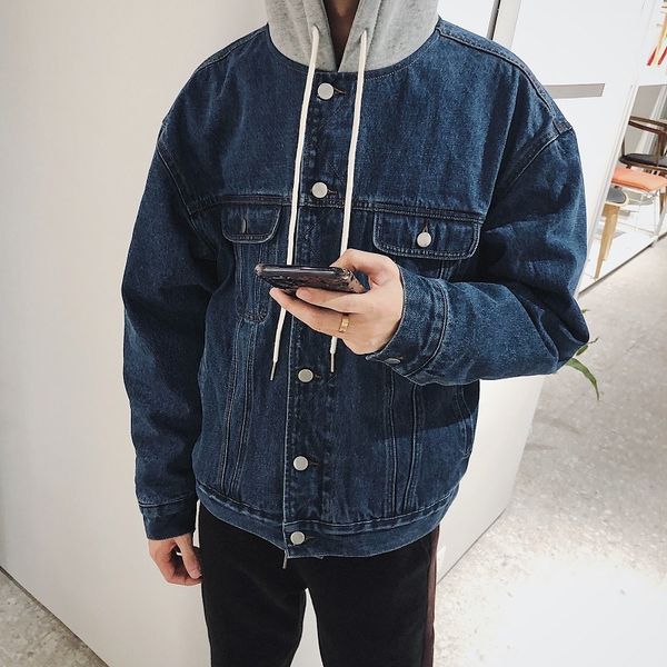 winter jacket men fashion thick warm hooded coat man streetwear trend wild hip hop loose denim jacket male clothes -xl, Tan;black
winter jacket men fashion thick warm hooded coat man streetwear trend wild hip hop loose denim jacket male clothes -xl, Tan;black