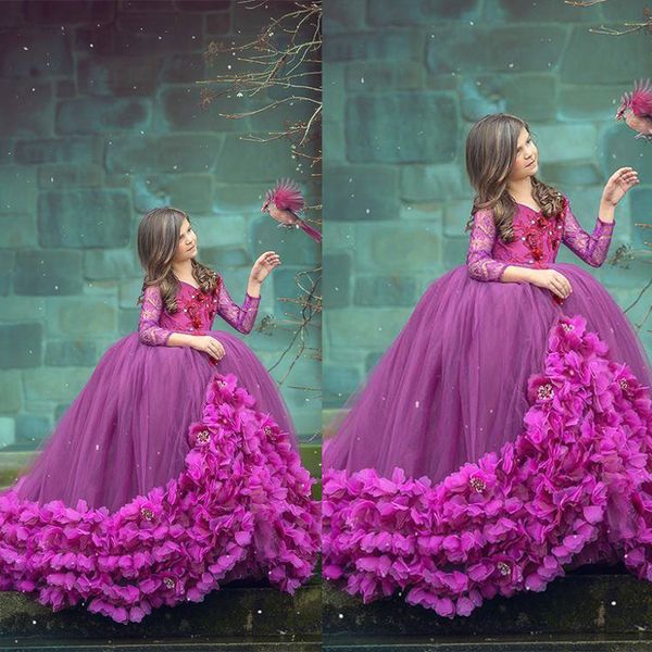 pageant dress ball gown jewel long sleeve hand made flower applique lace flower girls dresses custom made kids formal wear party gown, White;blue
pageant dress ball gown jewel long sleeve hand made flower applique lace flower girls dresses custom made kids formal wear party gown, White;blue