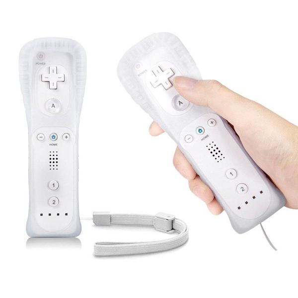 wireless remote control for wii built-in motion plus gamepad with silicone case motion sensor controller for nintendo wii console
wireless remote control for wii built-in motion plus gamepad with silicone case motion sensor controller for nintendo wii console