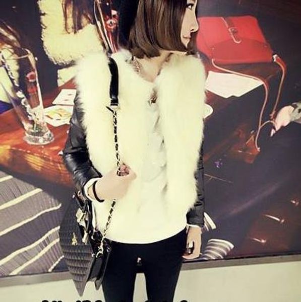 new 2019 winter women's faux fur coat artificial fur vest furry vests femme jackets plus size fluffy fake gilet z22, Black
new 2019 winter women's faux fur coat artificial fur vest furry vests femme jackets plus size fluffy fake gilet z22, Black