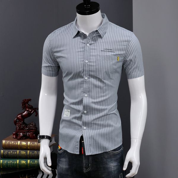 мужские рубашки 2020 хлопок slim fit платье рубашка полосатый лето с коротким рукавом высокое качество мода корейский стиль размер l xl xx, White;black
мужские рубашки 2020 хлопок slim fit платье рубашка полосатый лето с коротким рукавом высокое качество мода корейский стиль размер l xl xx, White;black